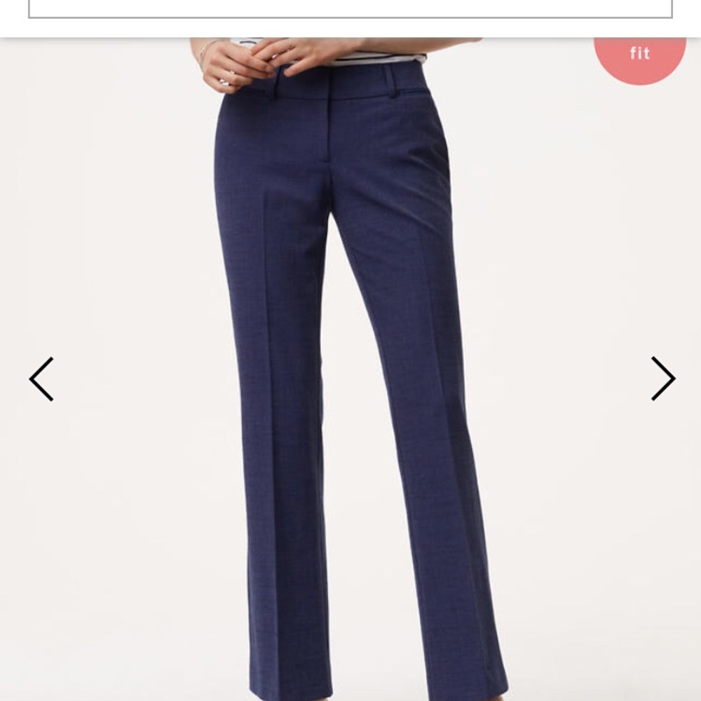 LOFT Marisa Fit Straight Leg Pants